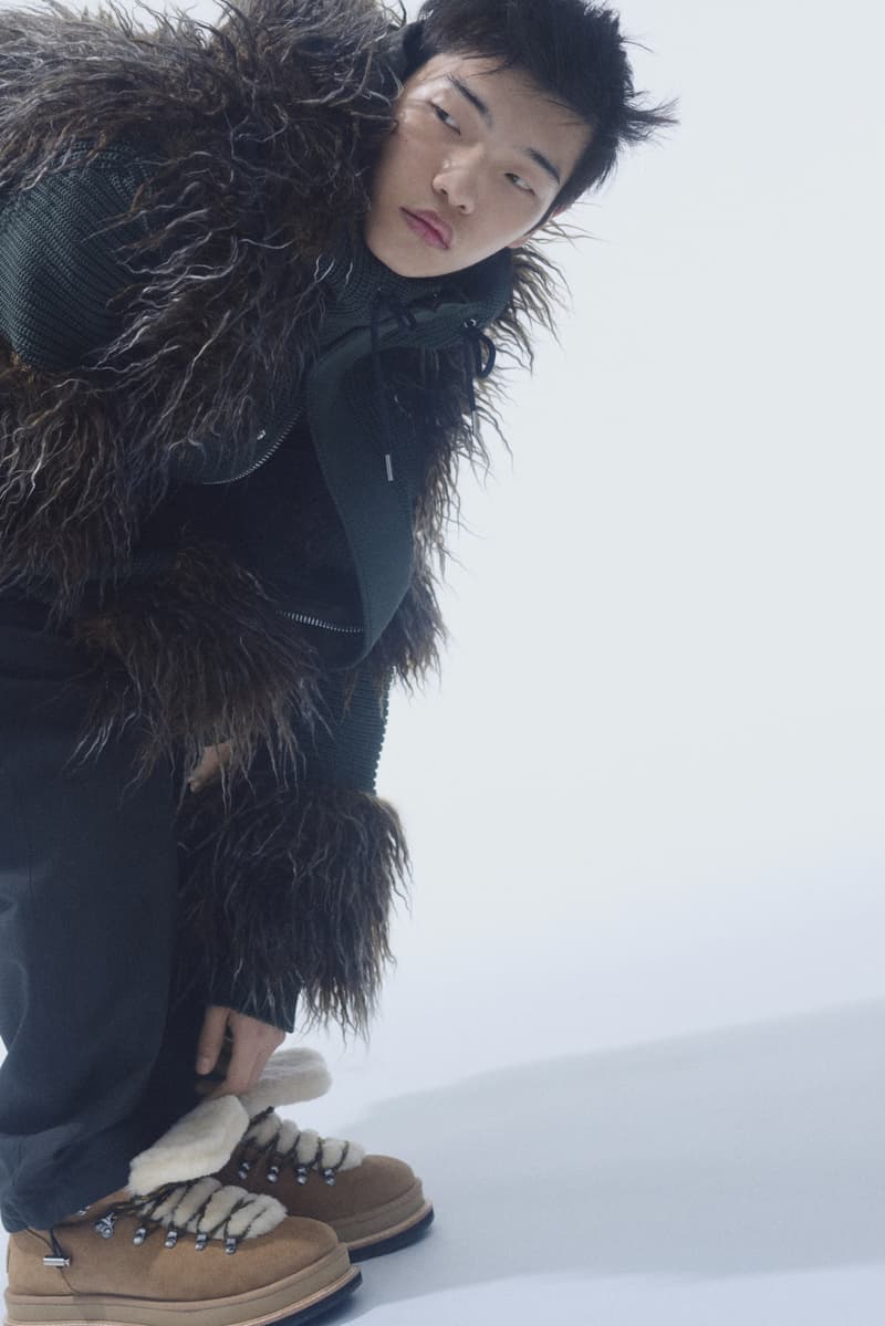 ugg, sacai, loafer, fur boots, fuzzy, thigh high