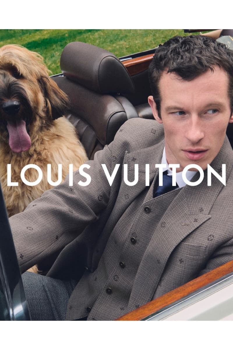 Callum Turner, Jude Bellingham, Louis Vuitton, Campaigns, dogs, fashion, pharrell Williams