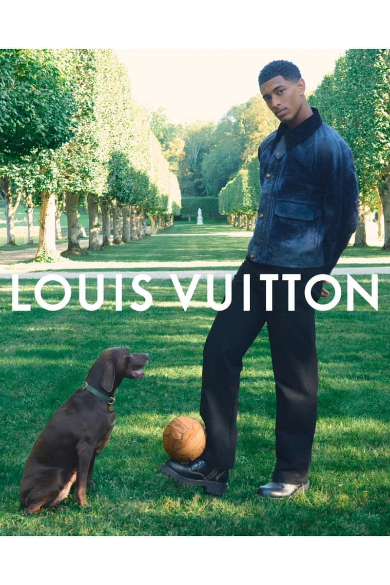 Callum Turner, Jude Bellingham, Louis Vuitton, Campaigns, dogs, fashion, pharrell Williams