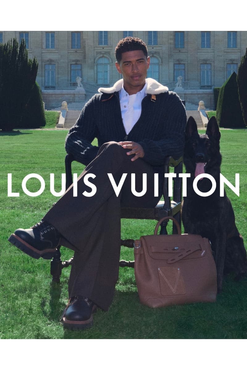 Callum Turner, Jude Bellingham, Louis Vuitton, Campaigns, dogs, fashion, pharrell Williams