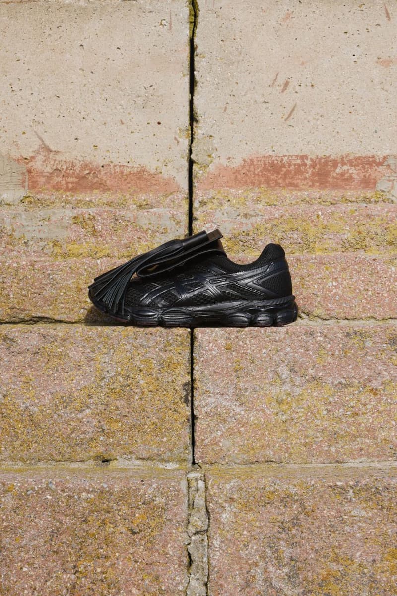 Fidan Novruzova, ASICS, GEL-CUMULUS 16, sneakers, footwear, streetwear, Paris Fashion Week, Spring/Summer 2026, Leather, handmade