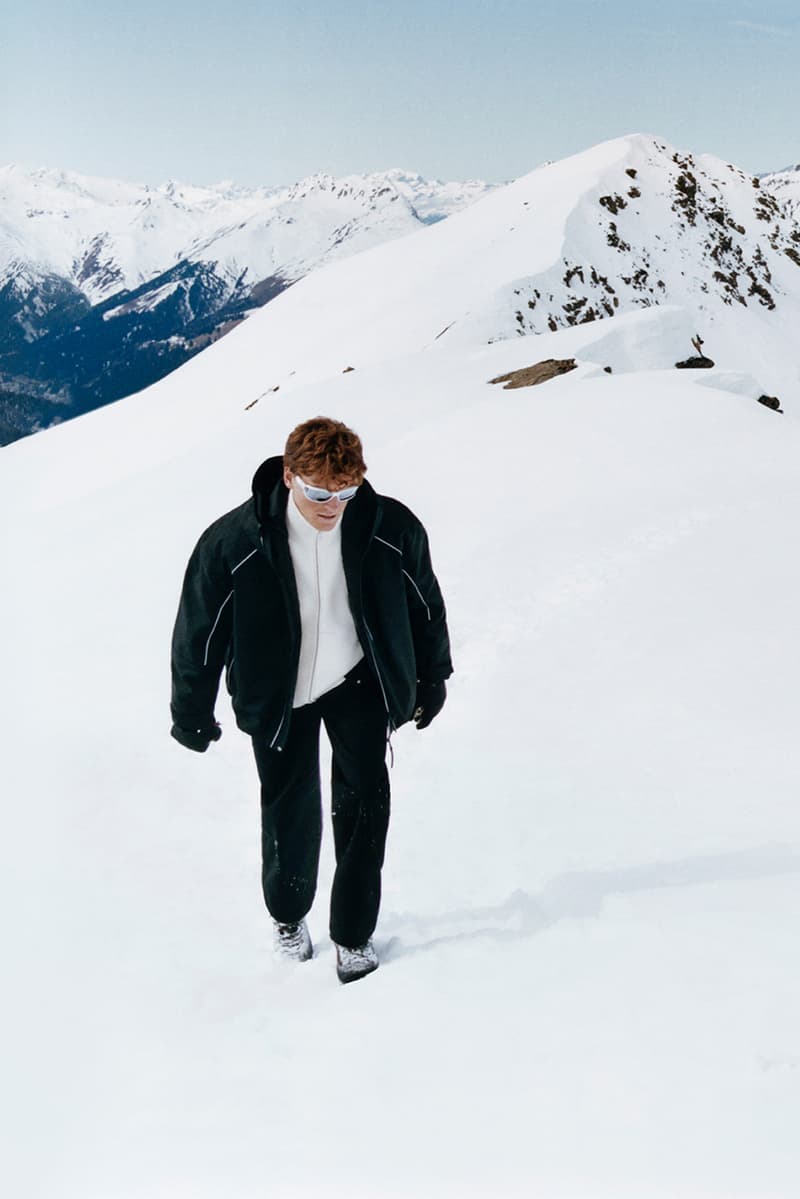 gucci, ski, snowboarding, sports, Jannik Sinner, mountains, snow, slopes, monogram puffer jacket, gloves