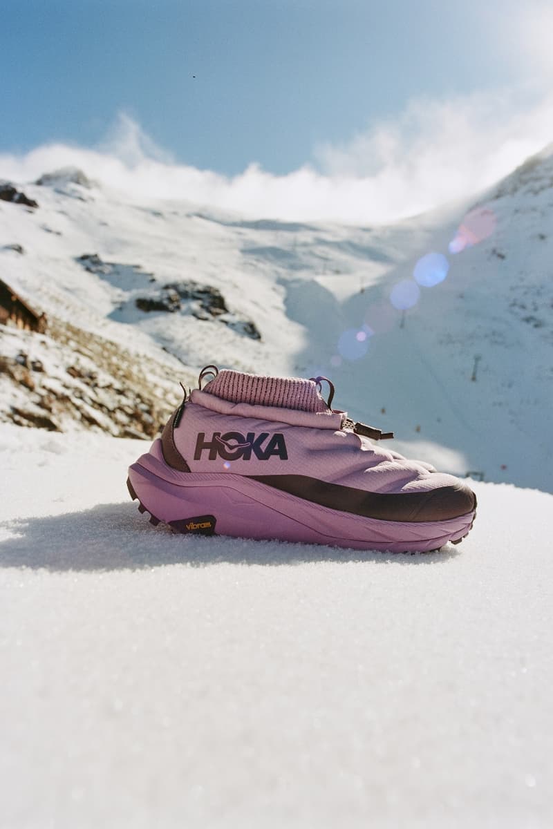 Halfdays, HOKA, footwear, skiing, snow, shoes, hiking, collaborations, campaigns