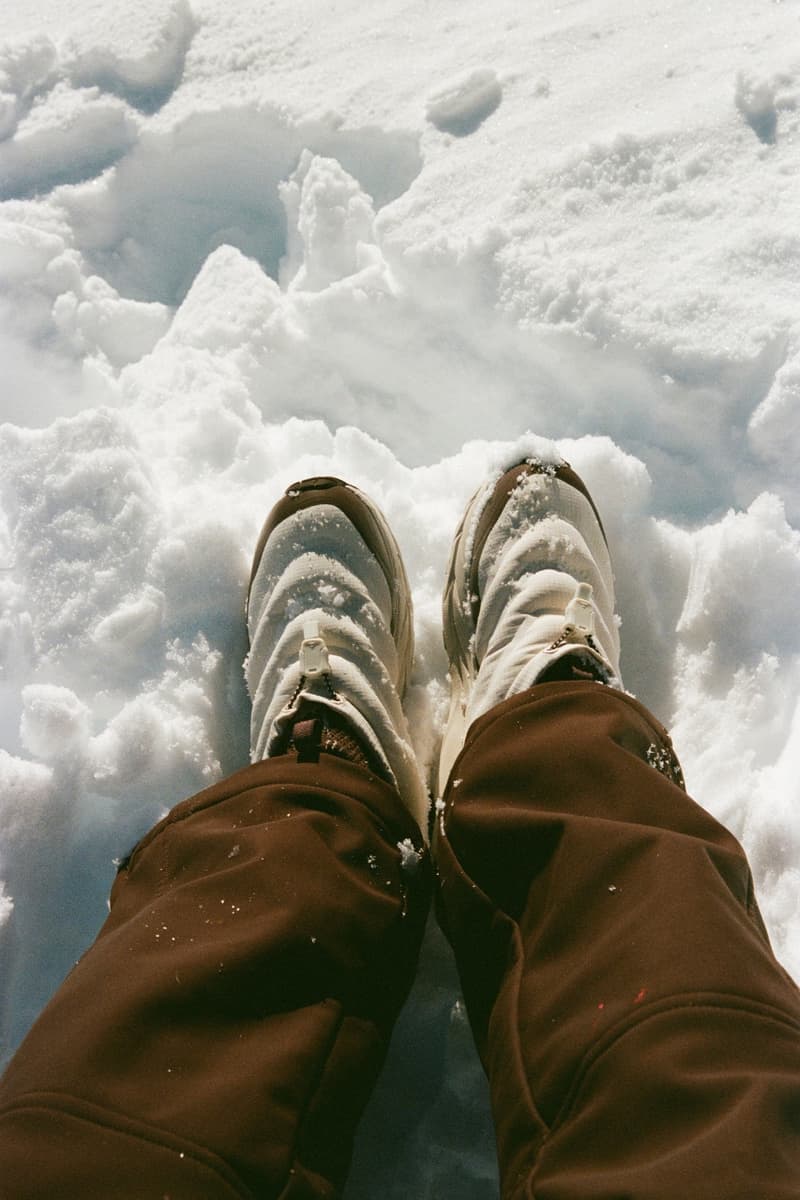 Halfdays, HOKA, footwear, skiing, snow, shoes, hiking, collaborations, campaigns