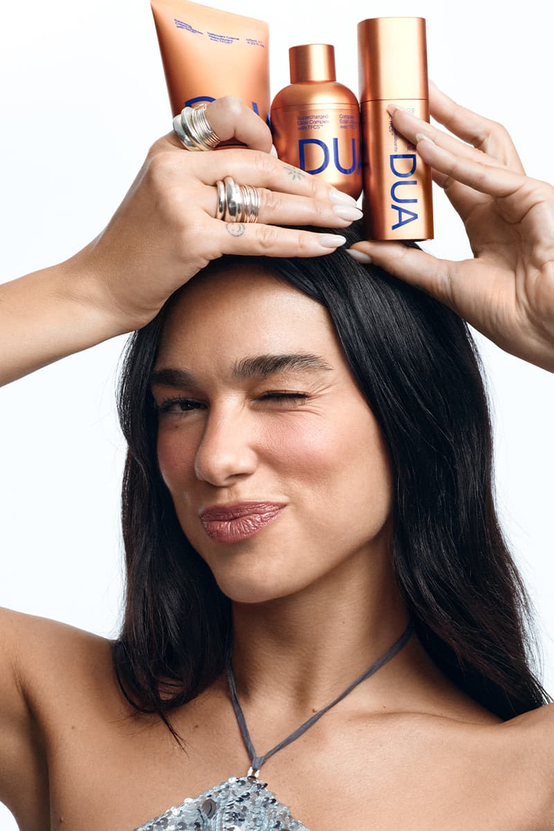 Dua Lipa, Skincare, DUA, Augustinus Bader, Balancing Cream Cleanser, the Supercharged Glow Complex, Renewal Cream