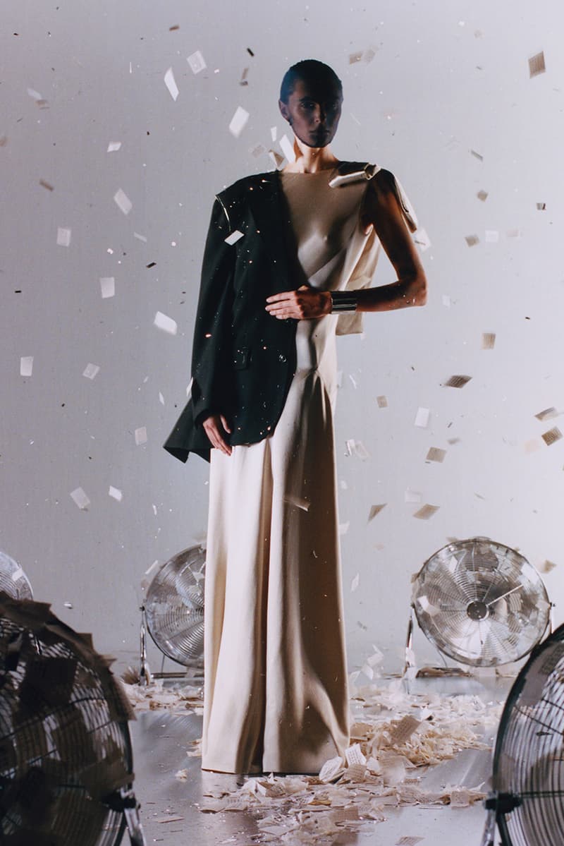 maison margiela, holiday, face masks, christmas, gowns, dresses, 