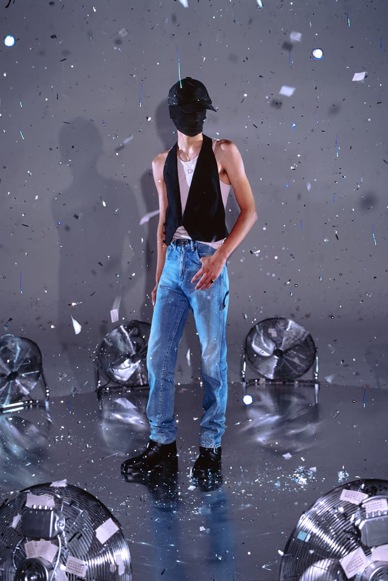 maison margiela, holiday, face masks, christmas, gowns, dresses, 