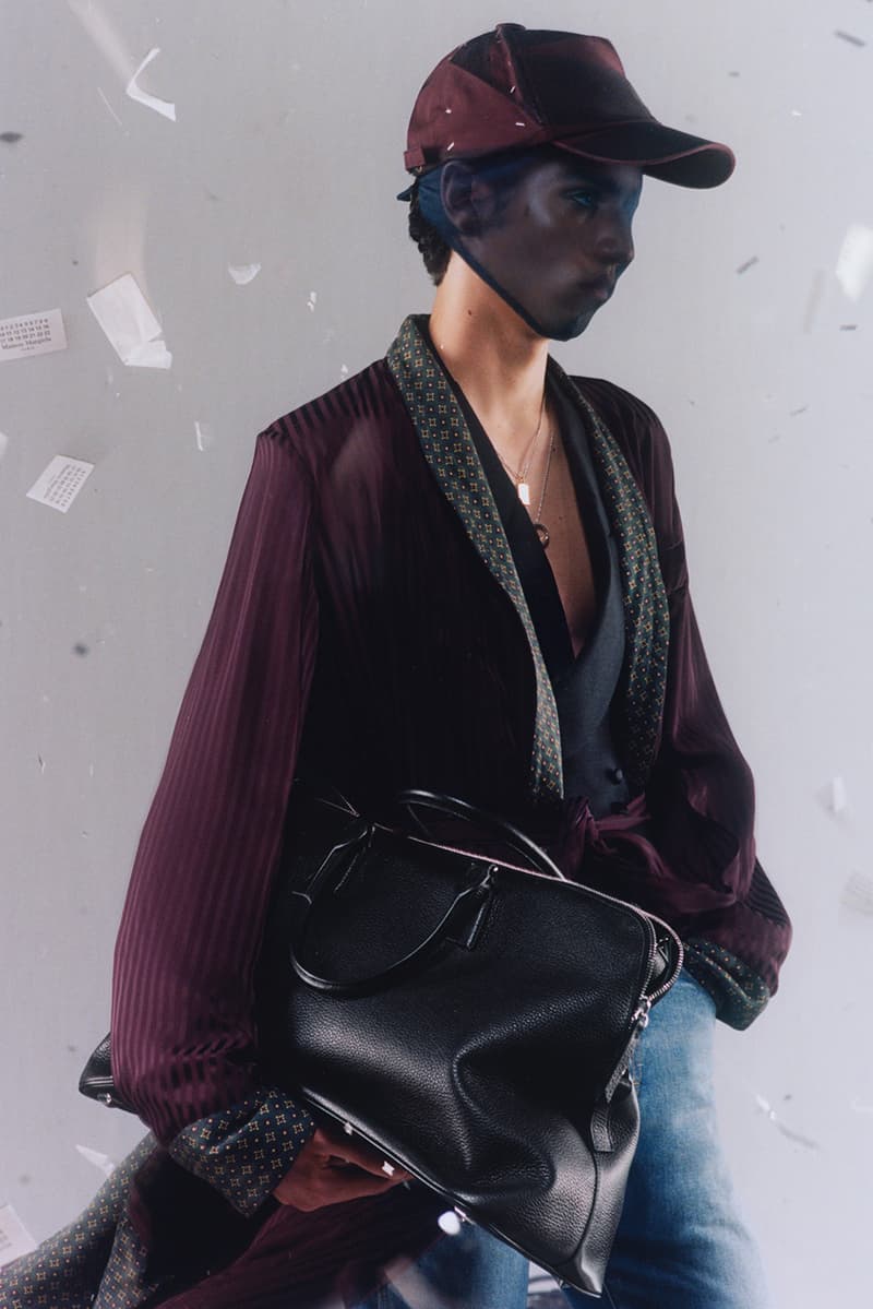 maison margiela, holiday, face masks, christmas, gowns, dresses, 