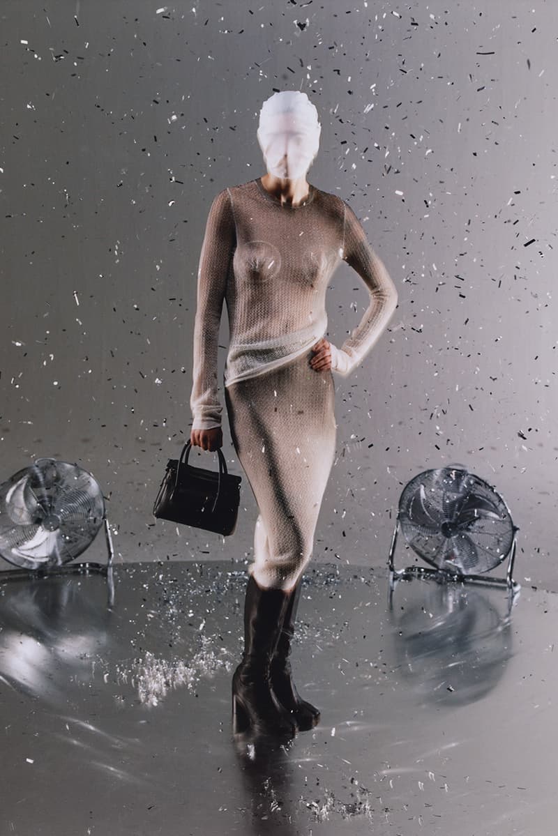 maison margiela, holiday, face masks, christmas, gowns, dresses, 