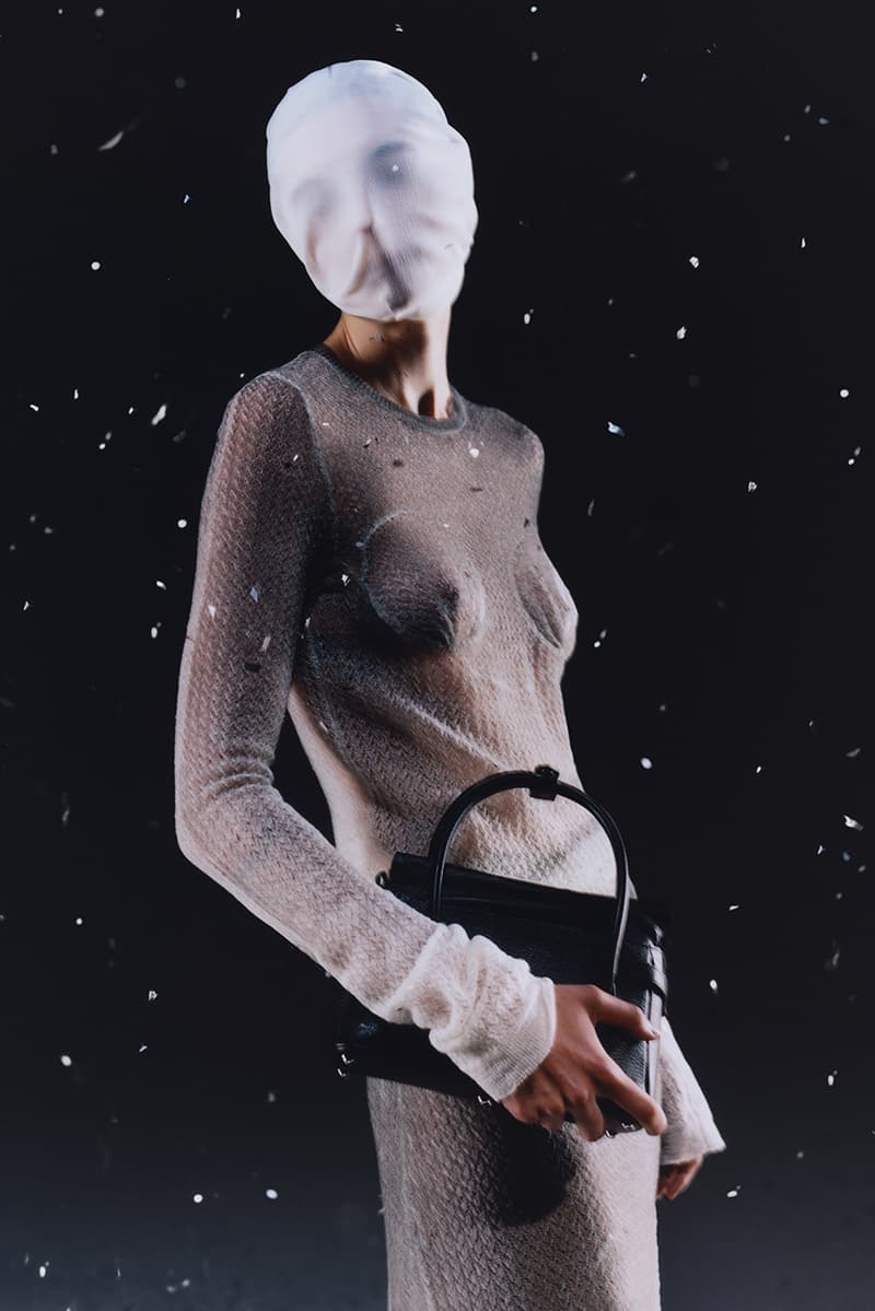 maison margiela, holiday, face masks, christmas, gowns, dresses, 