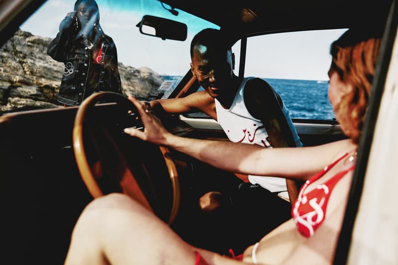 benzene, bikini, swimwear, streetwear, palestine, barcelona, beach, friends