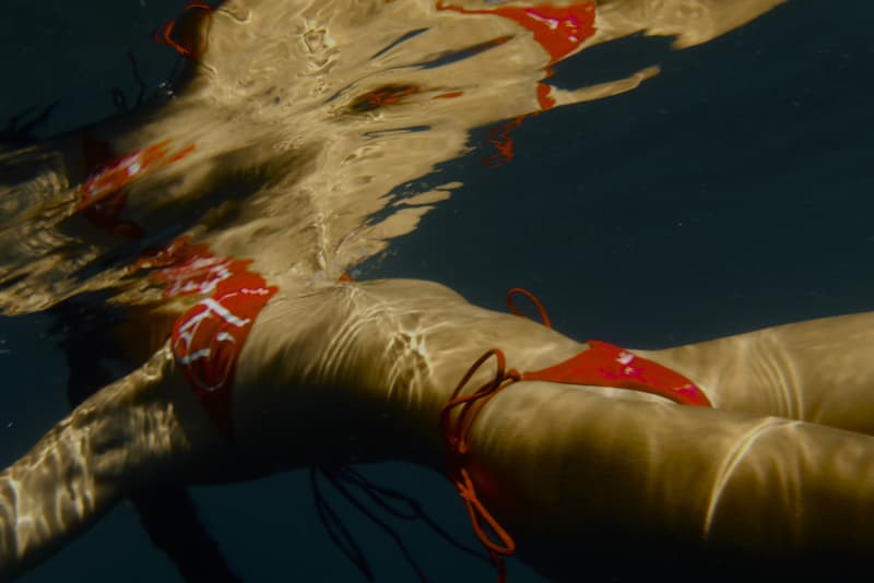 benzene, bikini, swimwear, streetwear, palestine, barcelona, beach, friends