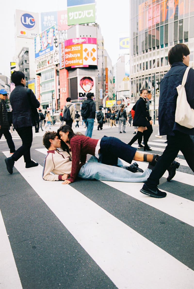 nude project, japan, tokyo, campaign, baby tees, jackets, girls, boys, mini skirts 