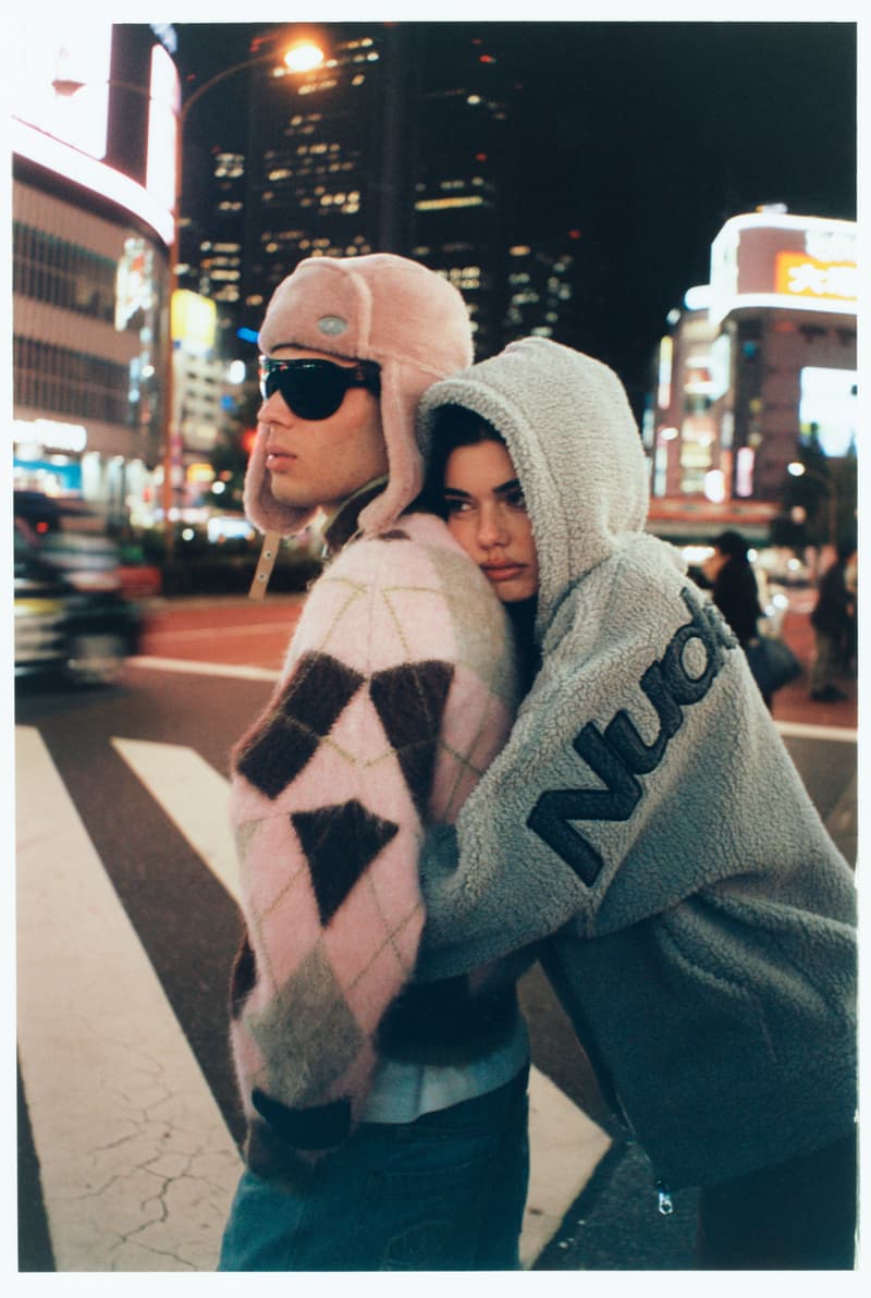 nude project, japan, tokyo, campaign, baby tees, jackets, girls, boys, mini skirts 