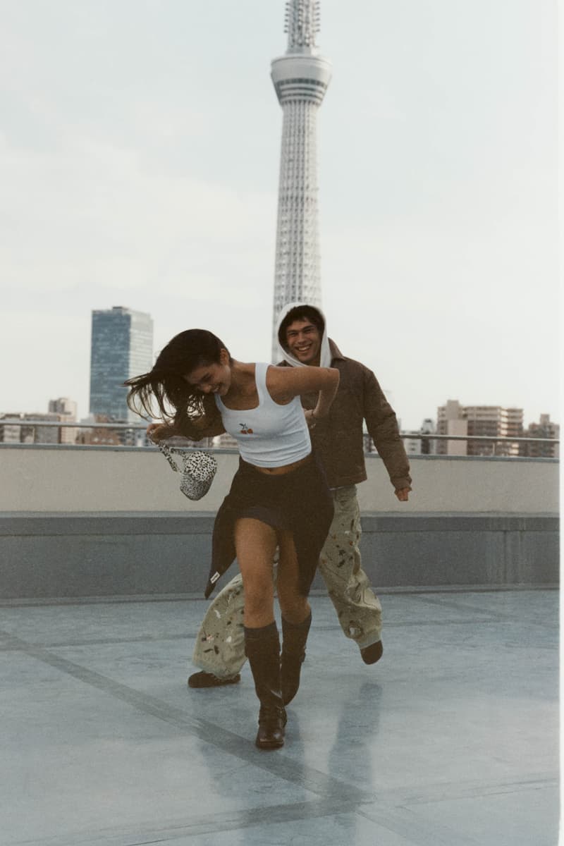 nude project, japan, tokyo, campaign, baby tees, jackets, girls, boys, mini skirts 