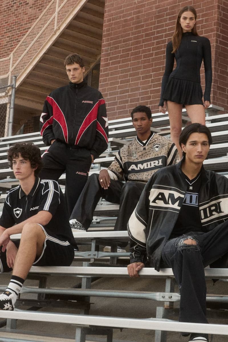 AMIRI, Hollywood, Films, Movies, The Breakfast Club, Campaigns, Pre-Spring 2026, Fashion, Sneakers, Football Jerseys, Soccer Jerseys, Sportswear, Varsity Jackets, Leather Jackets, Footwear
