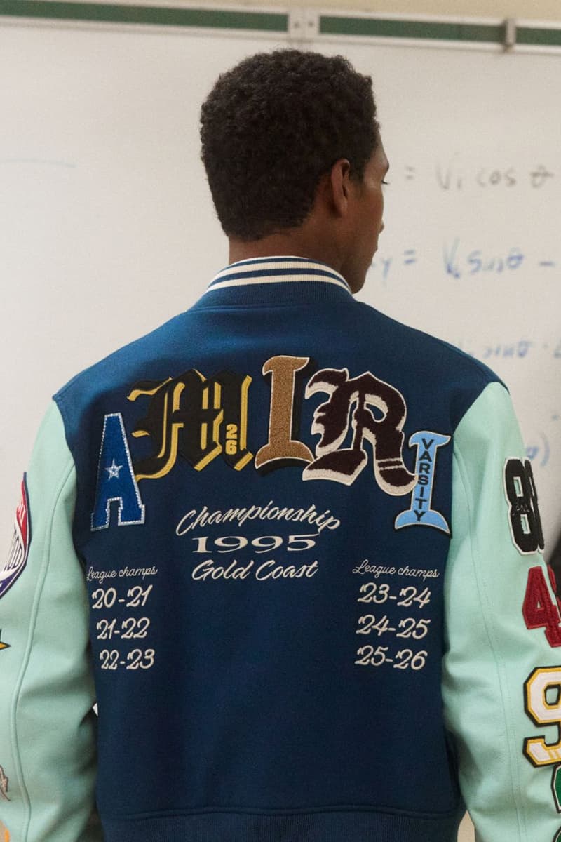 AMIRI, Hollywood, Films, Movies, The Breakfast Club, Campaigns, Pre-Spring 2026, Fashion, Sneakers, Football Jerseys, Soccer Jerseys, Sportswear, Varsity Jackets, Leather Jackets, Footwear