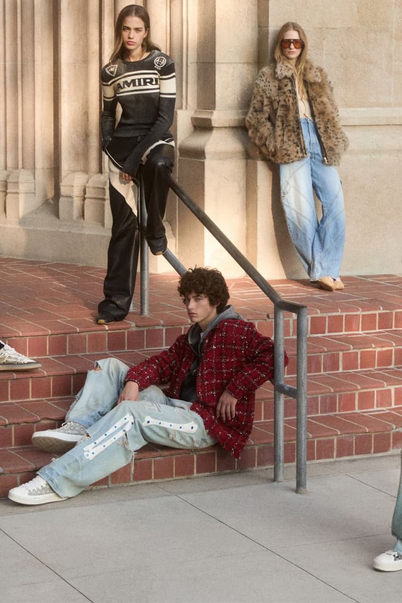 AMIRI, Hollywood, Films, Movies, The Breakfast Club, Campaigns, Pre-Spring 2026, Fashion, Sneakers, Football Jerseys, Soccer Jerseys, Sportswear, Varsity Jackets, Leather Jackets, Footwear