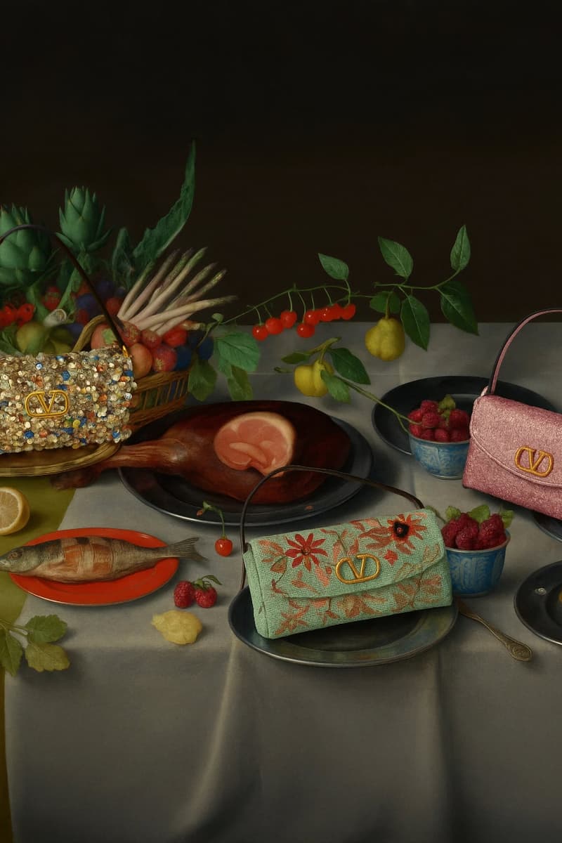 Maison Valentino, accessories, bags, art, digital, AI, artists, campaign, fashion