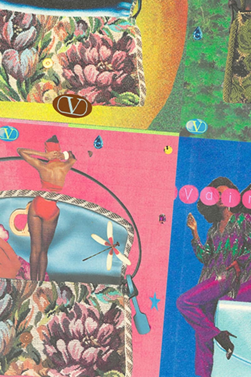 Maison Valentino, accessories, bags, art, digital, AI, artists, campaign, fashion