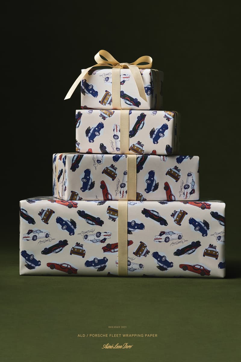 aime leon dore, kidswear, childrenswear, holiday, gifts, car ornaments, snow globe, tracksuits