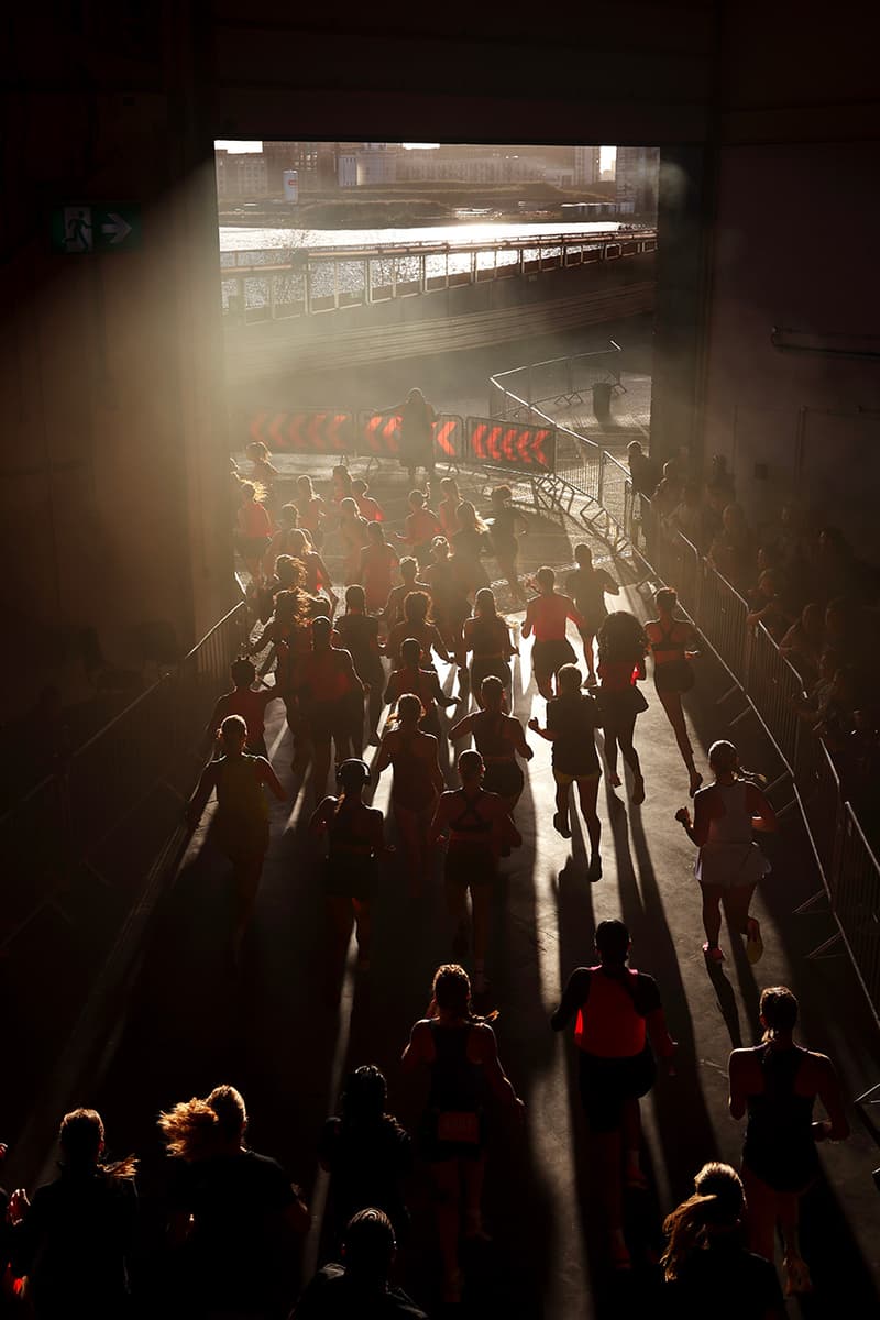 nike after dark tour london running race 10k 1k outrunners isamaya ffrench sifali athletes golden goddess prize pop-ups excel arena 