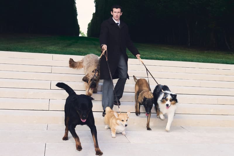 Louis Vuitton, Callum Turner, dogs, pets, campaigns, fashion, labrador