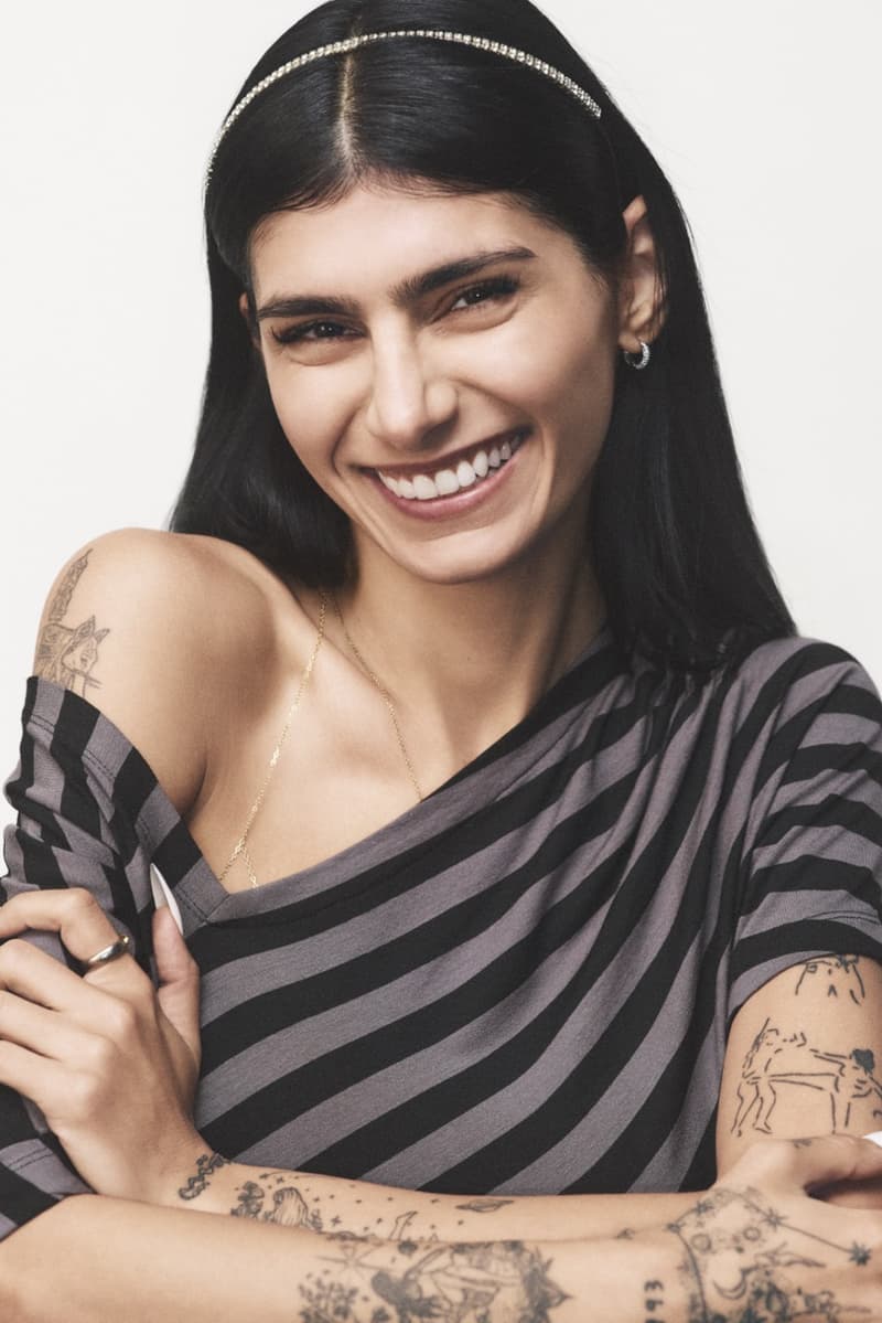 mia khalifa, peachy den, fall winter, knitwear, tops