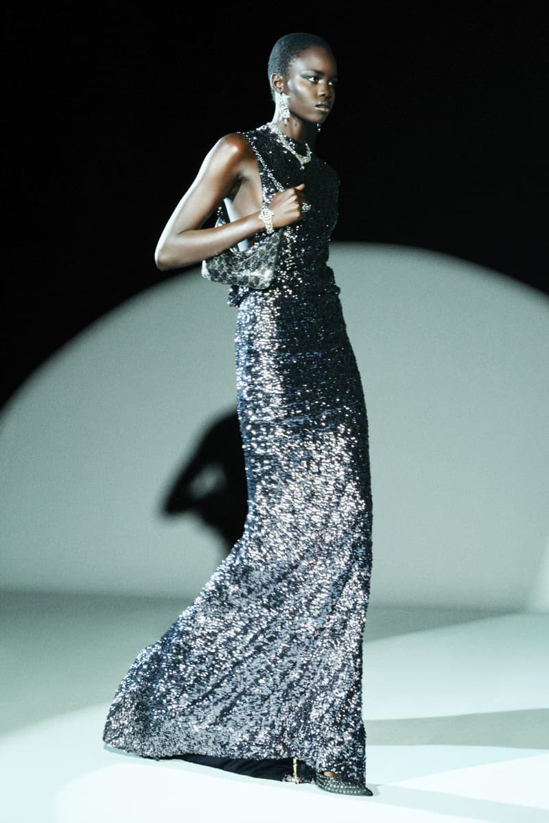 demna, gucci, pre fall, embellishment, leopard print coat, sunglasses, skirts, dresses