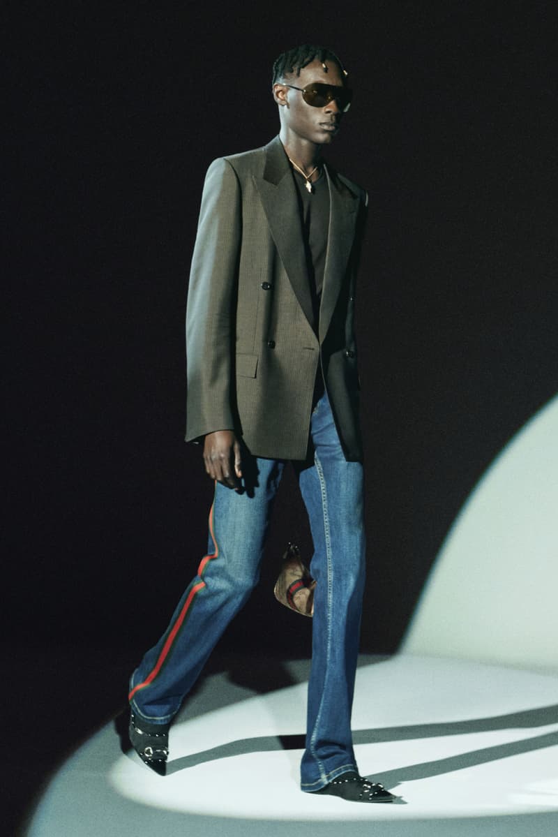 demna, gucci, pre fall, embellishment, leopard print coat, sunglasses, skirts, dresses