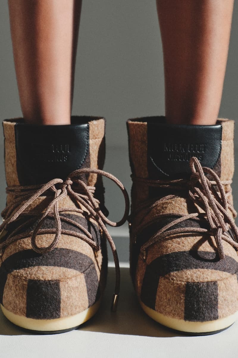 Jacquemus, Moon Boot, boots, winter, campaigns, fashion, collaborations, snow, apres ski