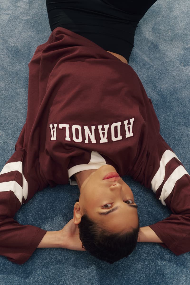 adanola, model, leggings, sportswear, rugby top, knitwear, sweatshirt, jumper, logo