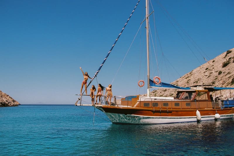 Triangl, swimwear, bikinis, holidays, vacation, campaign, ocean, fashion, models, beach