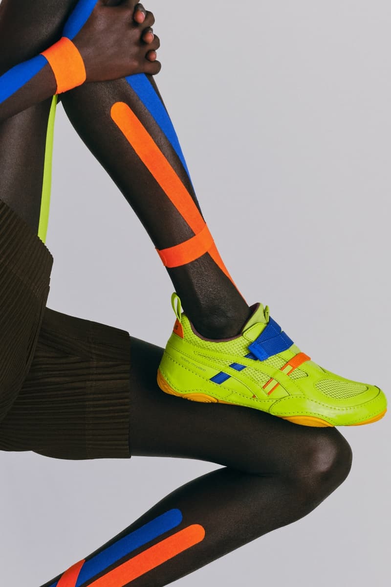 issey miyake, asics, sneakers, trainers, footwear, shoes, sports, models, fashion, campaigns