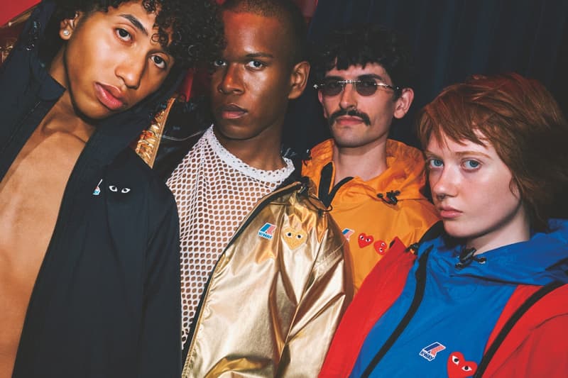 Comme des Garçons, K-WAY, collaborations, fashion, jackets, windbreakers, photography, campaigns, clothing