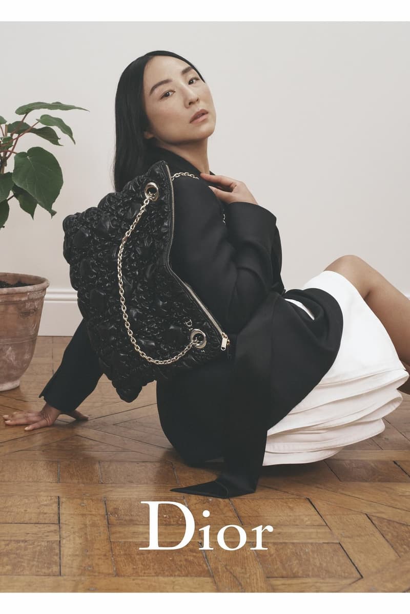 jonathan anderson, dior, bag, greta lee, models, girls laughing, sofa, loafers, shoes