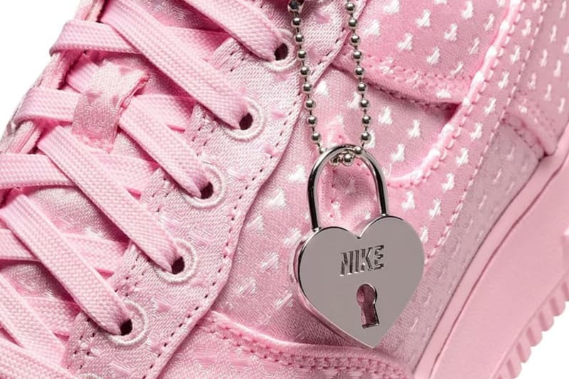 air force 1 love heart
