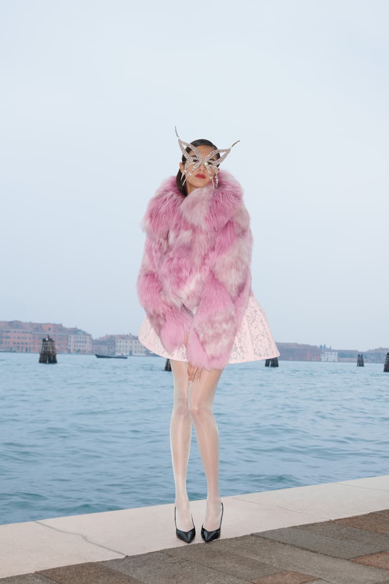 blumarine, david koma, red lace, venetian nights, masks, bodysuits, gowns, women