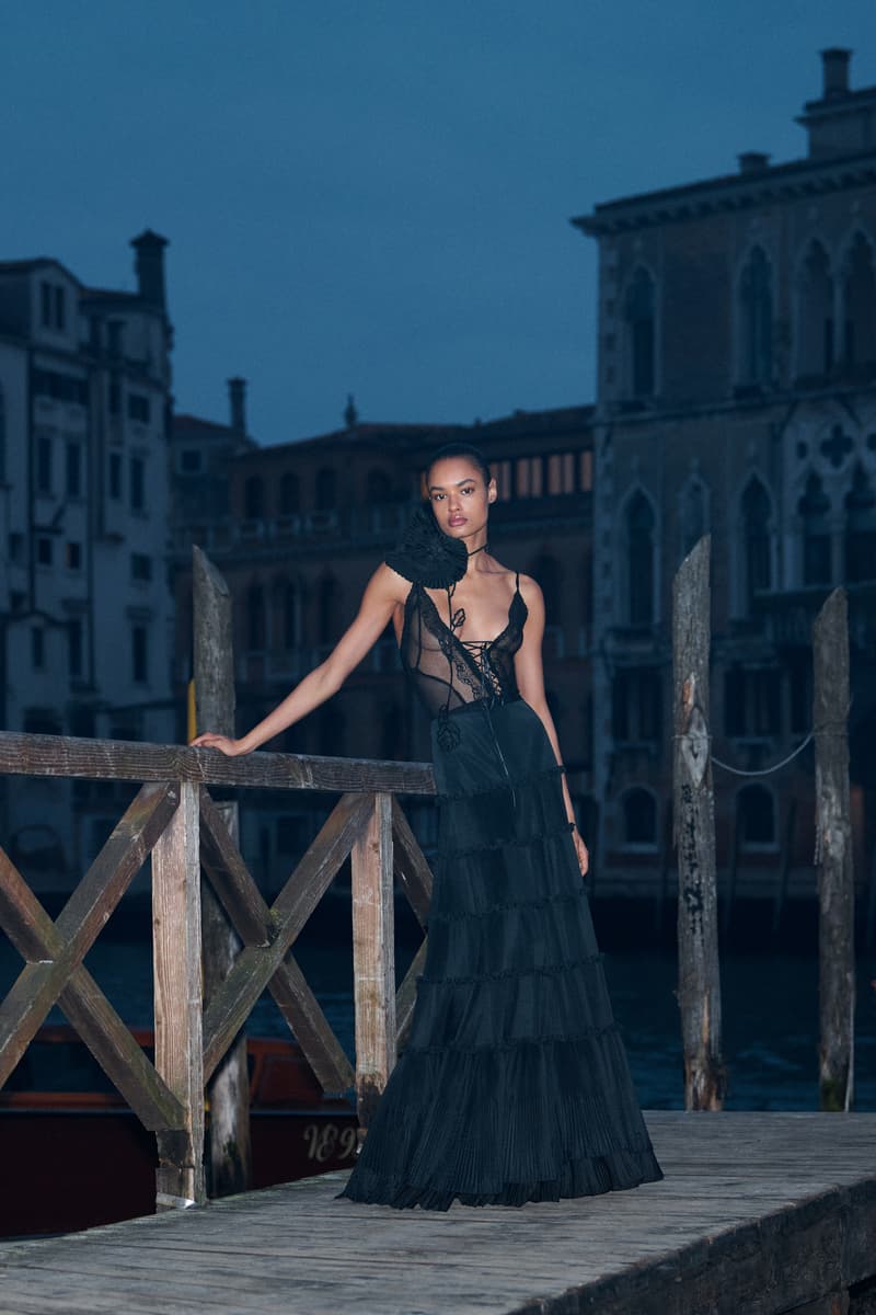 blumarine, david koma, red lace, venetian nights, masks, bodysuits, gowns, women