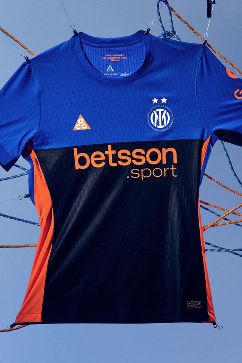 Inter Milan, Internazionale Milano, Serie A, Nike, Nike ACG, Gorpcore, football kits, Collaborations, Football, Soccer