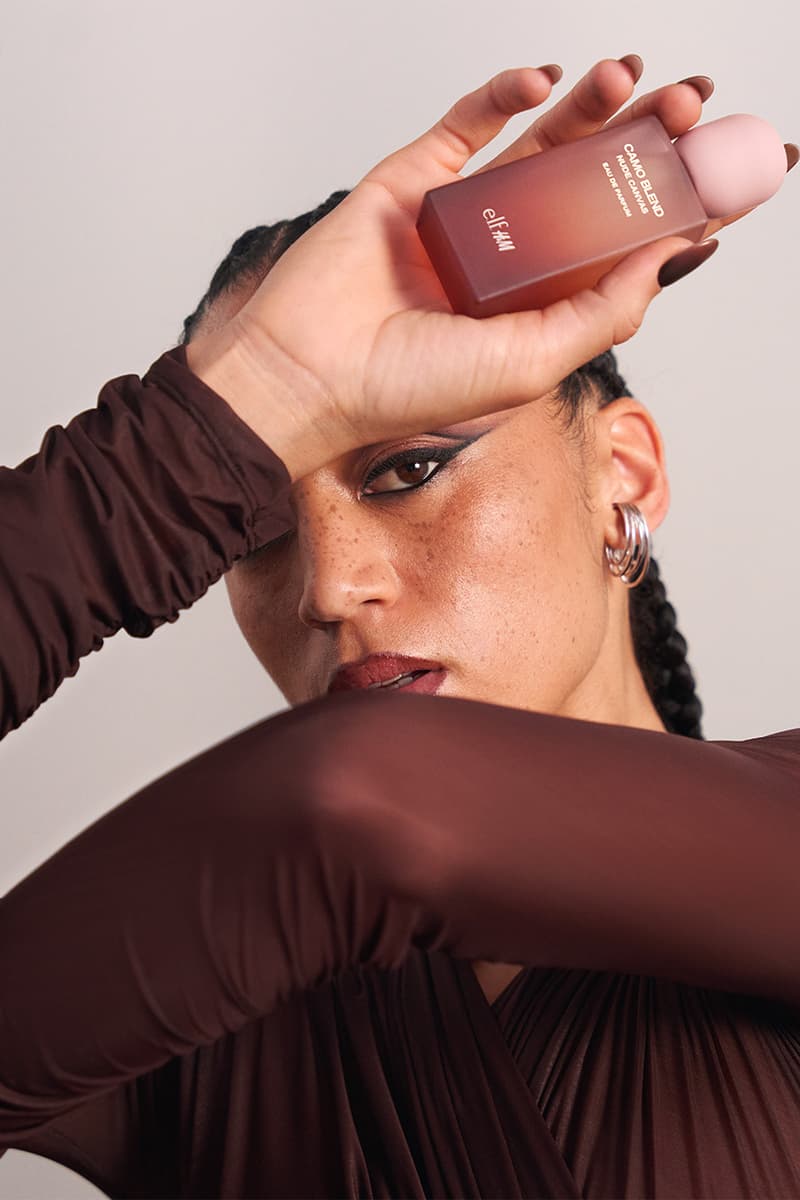 Elf Cosmetics, H&M, Collaboration, Perfumes, Fragrance, Power Grip, Halo Glow, Camo Blend