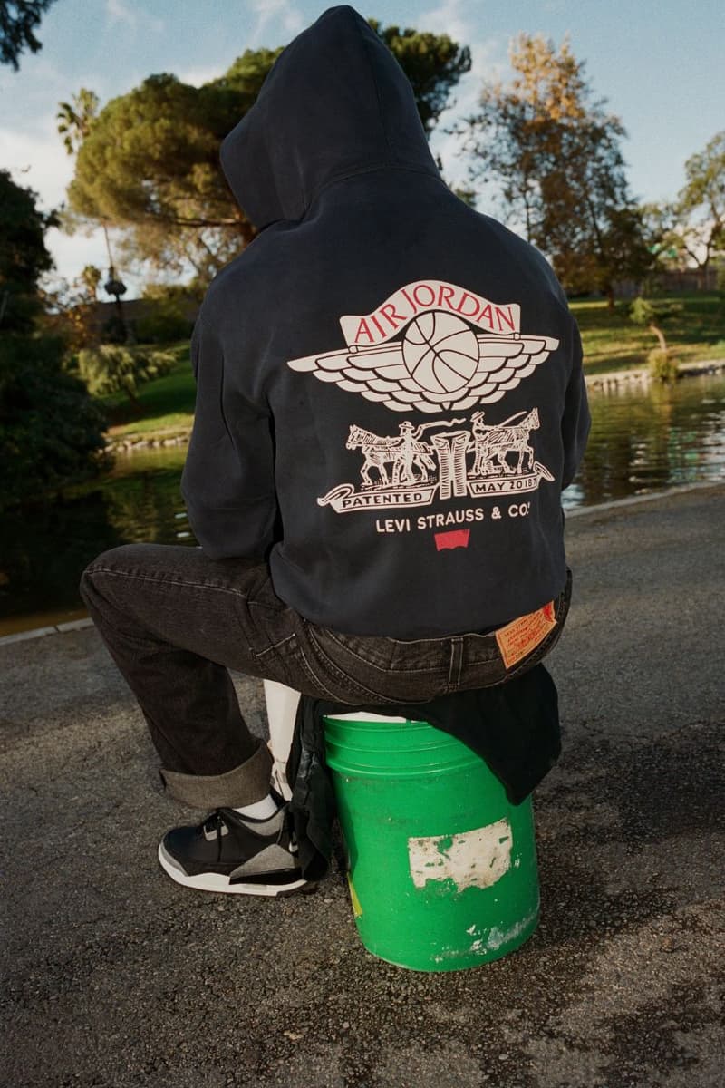 Levi's, Jordan Brand, Air Jordan 3, Collaborations, Sneakers, Jerseys, Sportswear, Denim