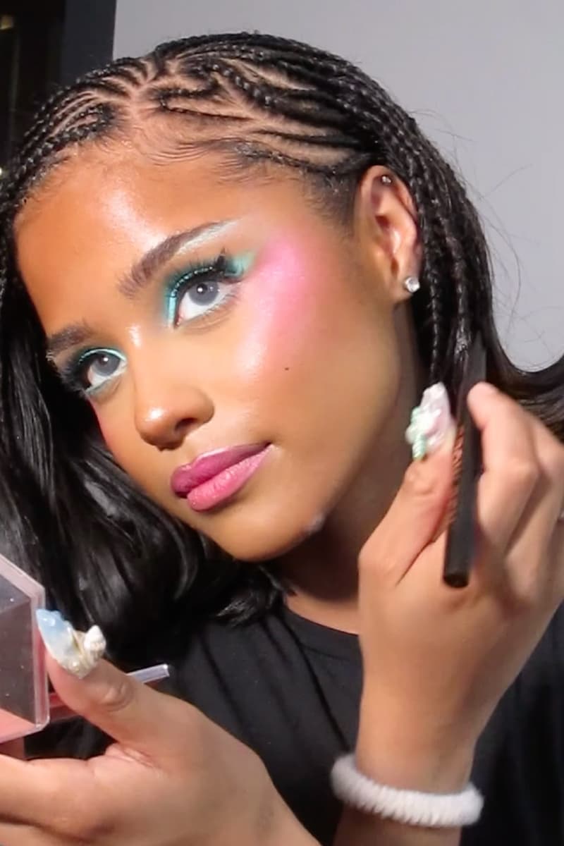 Tyla, Ngozi Edeme, Paintedbyesther, Interview, We Wanna Party Tour, Olandria Carthen, Blush, Eyeshadow, Makeup, Colorful Makeup