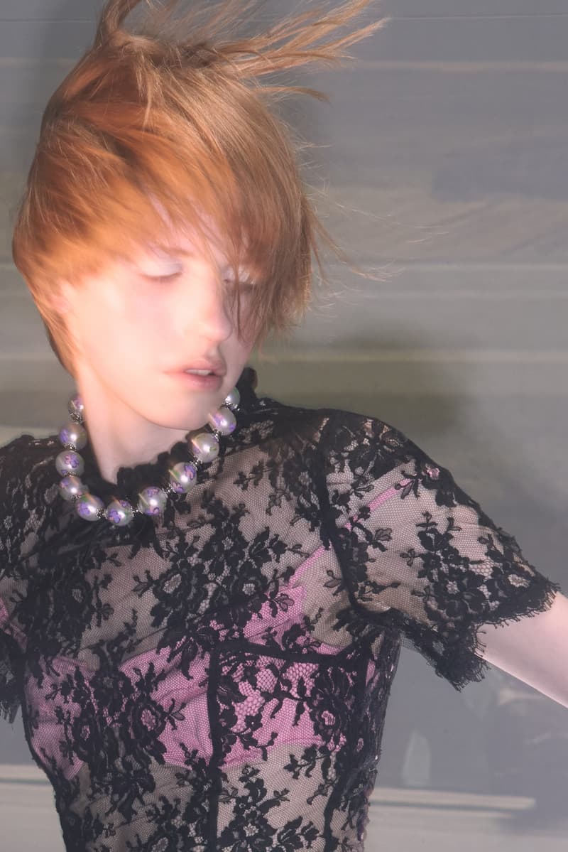 shushu tong, messy hair, pillow, models jumping, dancing, silky