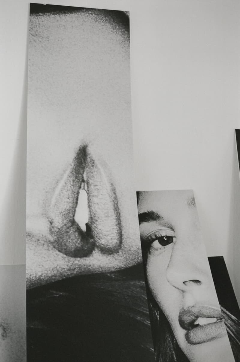 hailey bieber, dkny, spring campaign, new york yankees cap, blazer, bralette