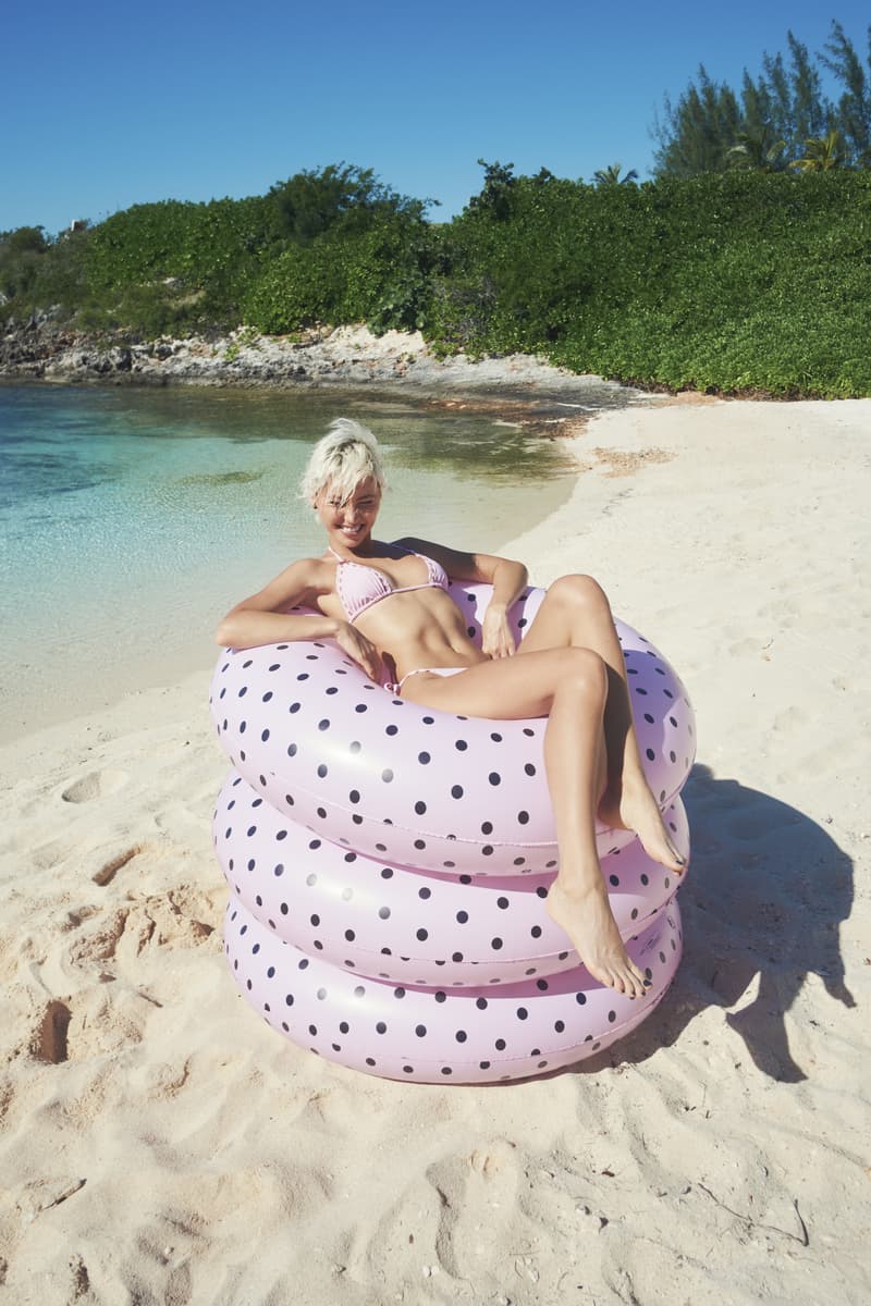 Iris Law, victoria's secret pink, frankies bikinis, collaborations, swimwear, campaigns, fashion, beach, models