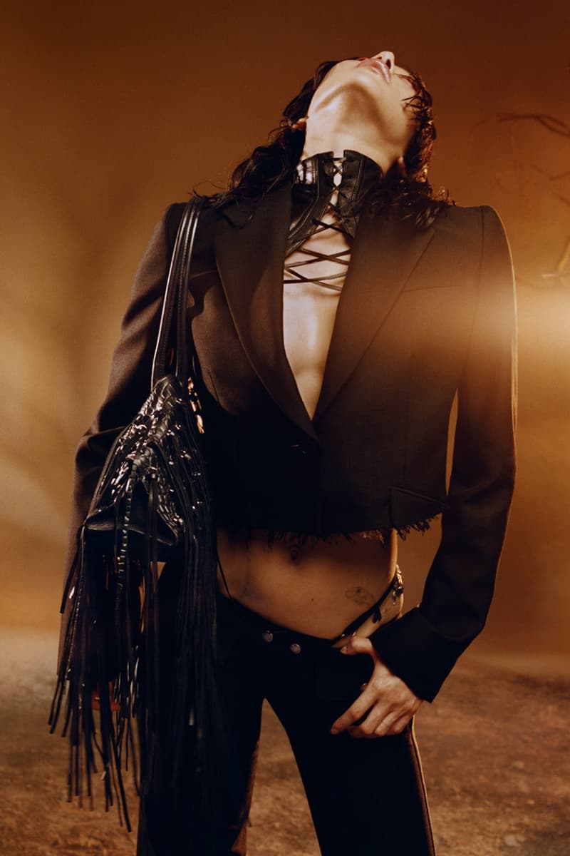 McQueen, ss26, campaigns, fashion, alex consani, Caroline Polachek, Celeste, Sora Choi, Amy Taylor, models