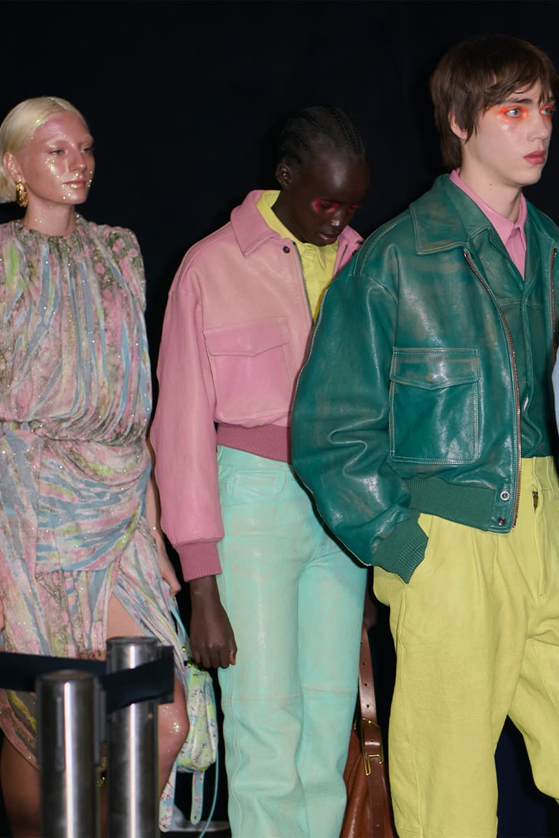 Diesel, Fall/Winter 2026, Glenn Martens, Glitter Skin, Neon Eye Makeup, MAC Cosmetics, Inge Grognard