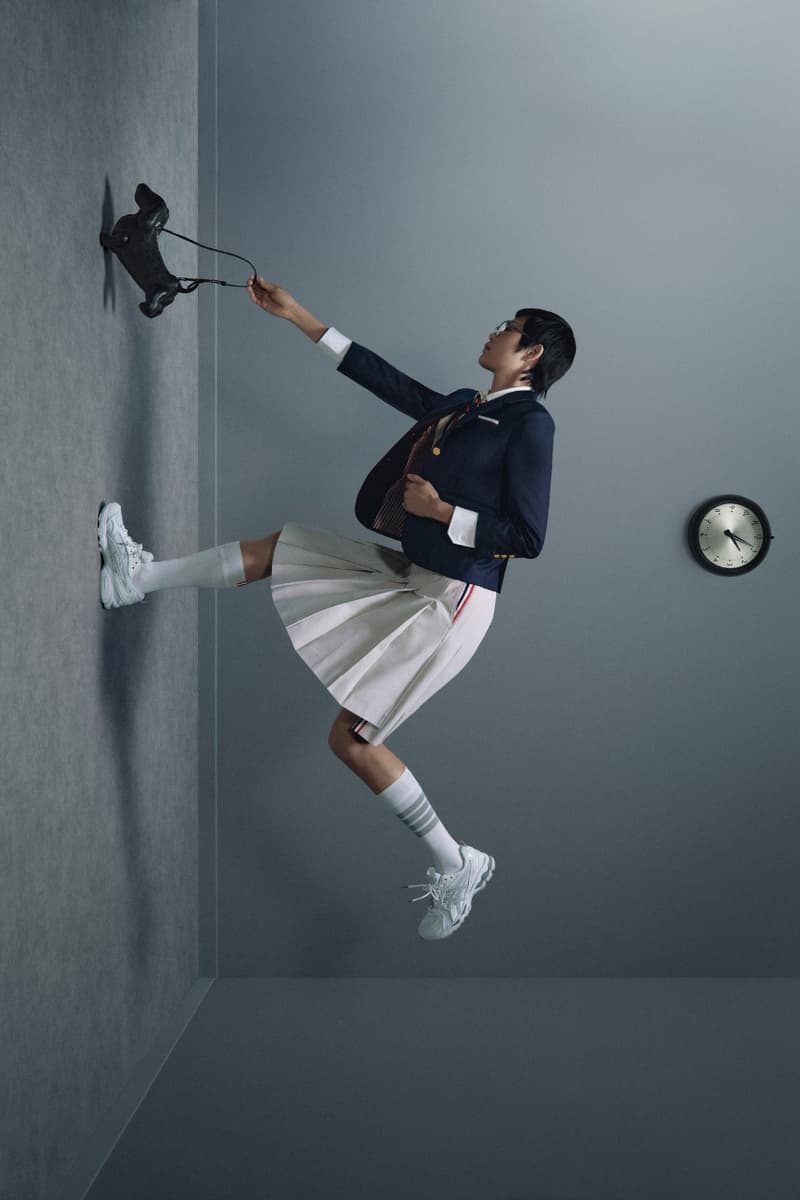 Thom Browne, Sneakers, ASICS, collarorations, footwear, trainers, fashion, campaigns, shoes