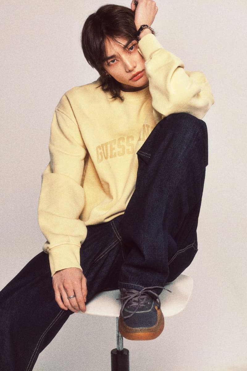 Stray Kids, Hyunjin, GUESS, GUESS JEANS, Denim, Campaigns, K-Pop, Idols, K-Pop Idols, Boy Bands, Fashion
